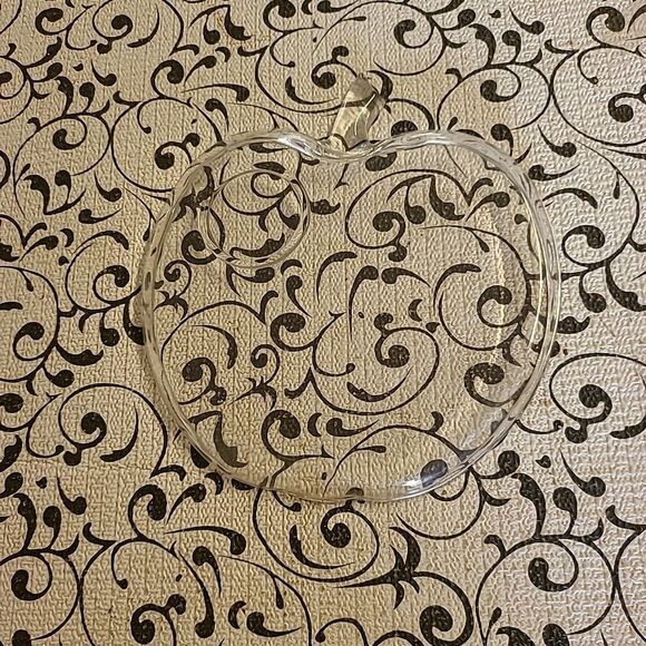 Glass Pumpkin Snack Plate #4 - Picture 2 of 3